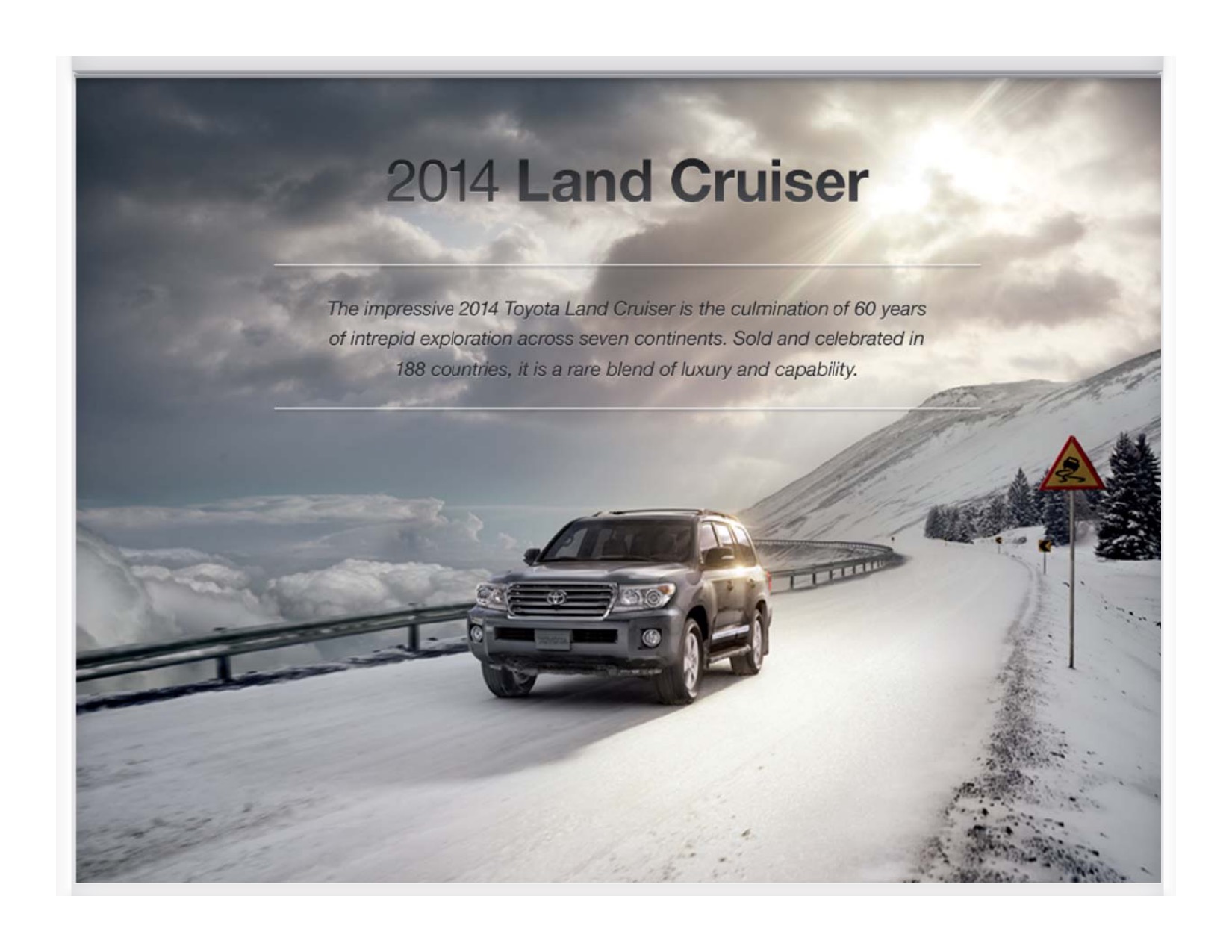 2014 Toyota Land Cruiser Brochure
